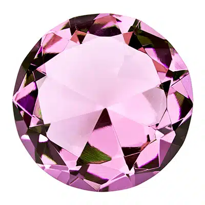 Bright pink tourmaline