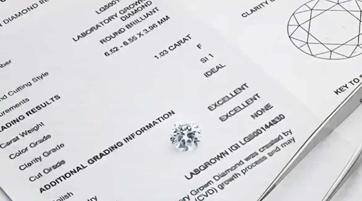certificat diamant