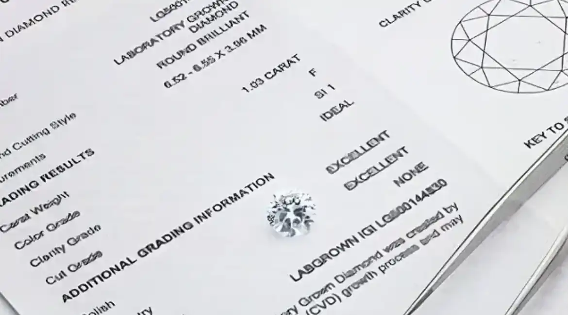 diamond certificate