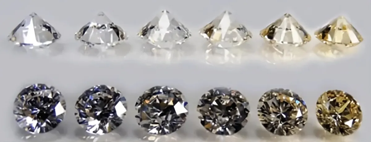 Color variations in natural diamonds