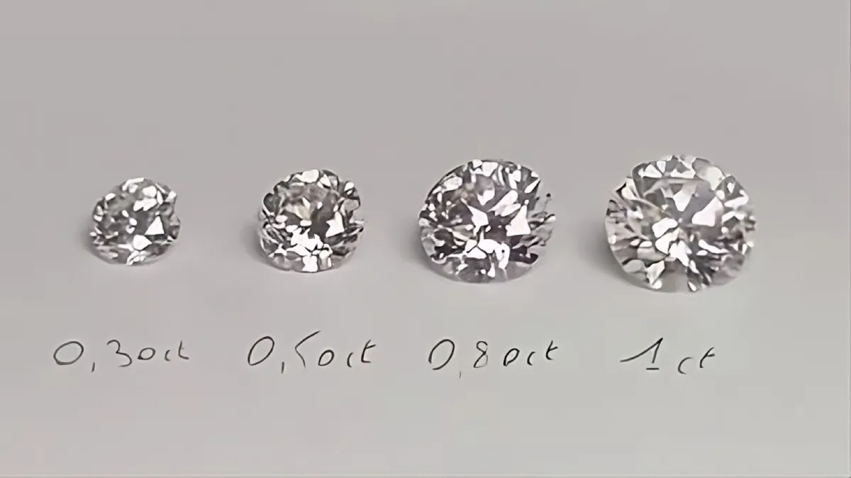 The perfect diamond and its carat