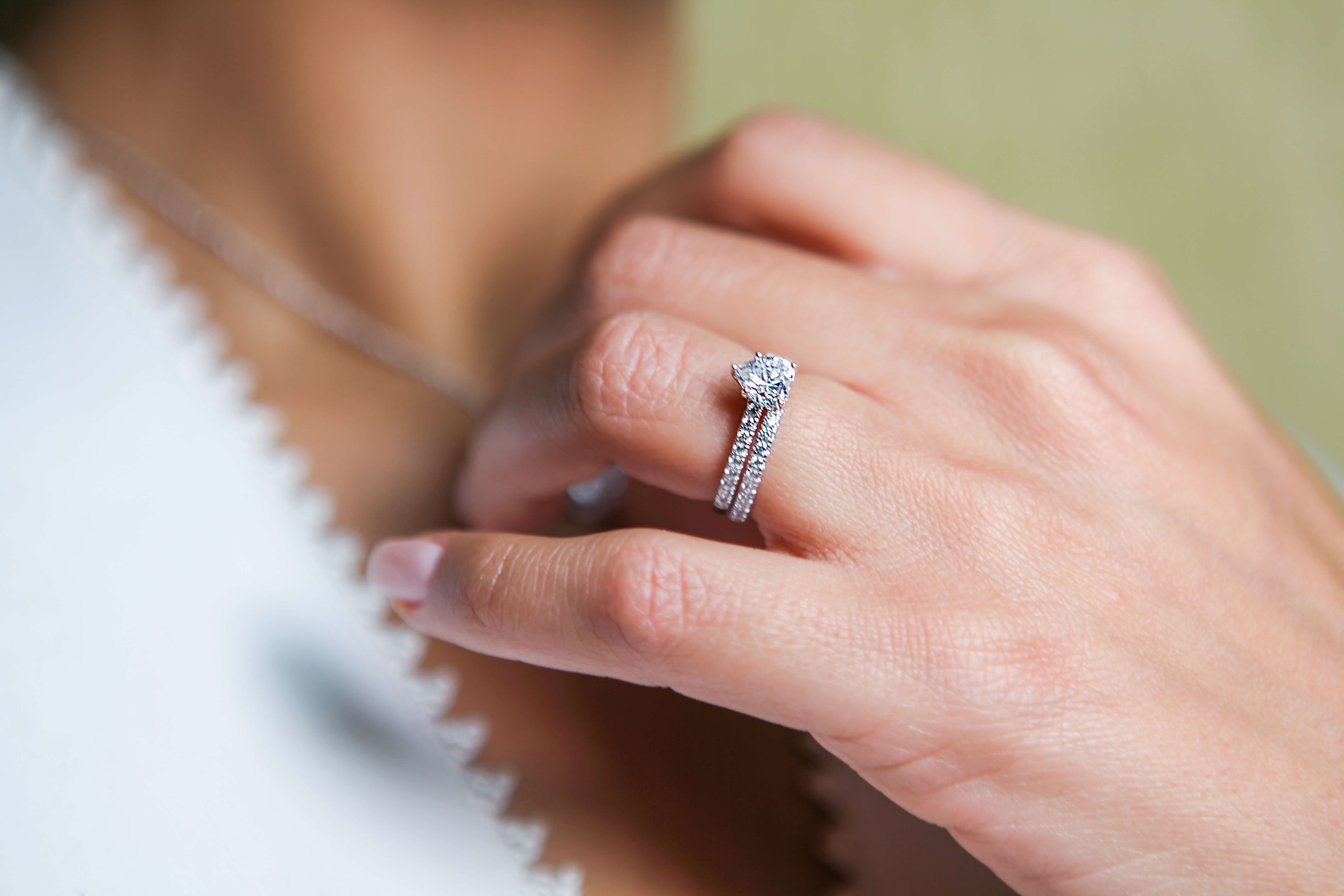 Bague de fiancaille rectangle hotsell