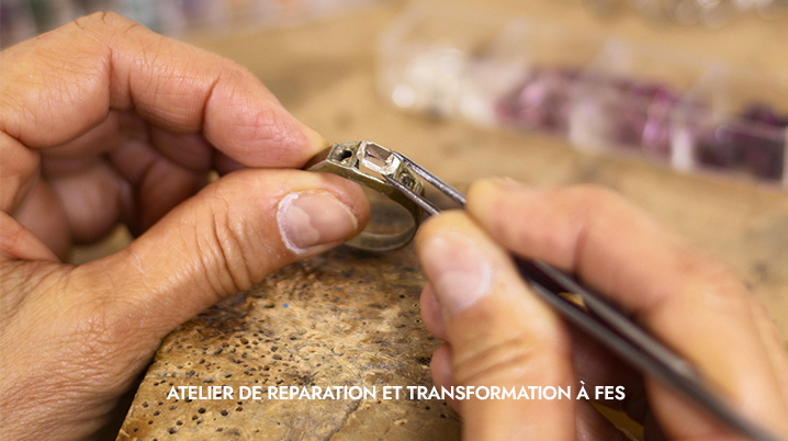 Jewelry workshop in Fez