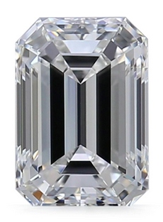 Diamant taille emeraude