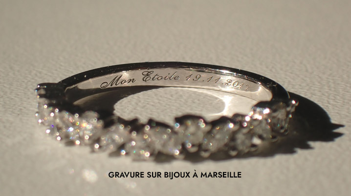 gravure bague marseille