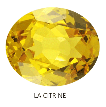 citrine : pierre de naissance de Novembre