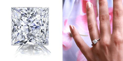 Le diamant de forme Princesse