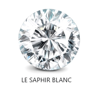 saphir blanc pierre de naissance avril