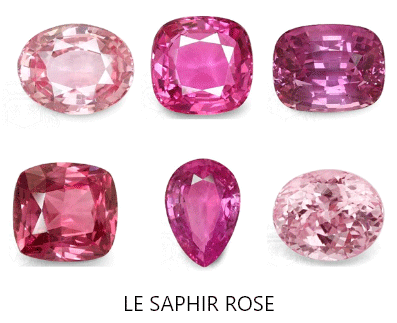 pierre de naissance de juin saphir rose