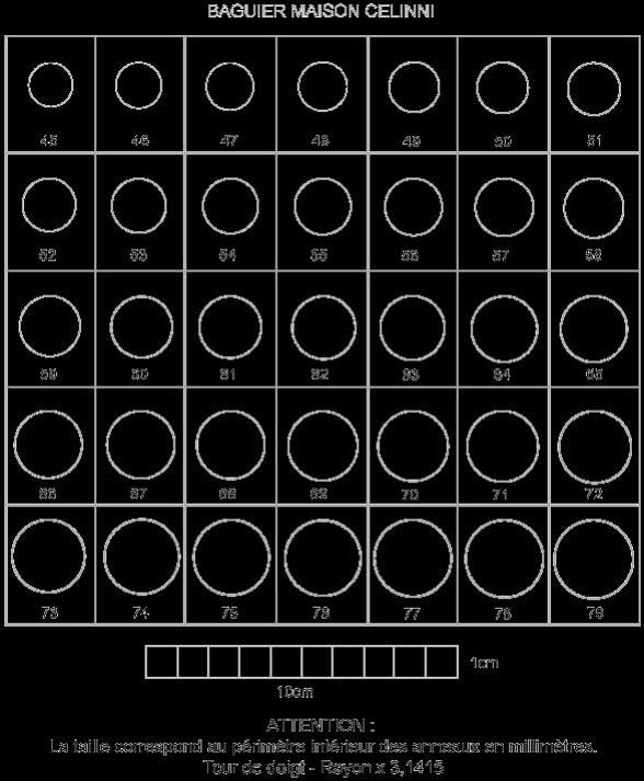 Baguier - Mesurer la taille de la bague - Mesurer le doigt - Compteur de  taille de